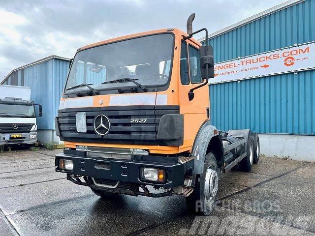 Mercedes-Benz SK 2527 K 6x4 FULL STEEL CHASSIS (MANUAL GEARBOX / Châssis cabine