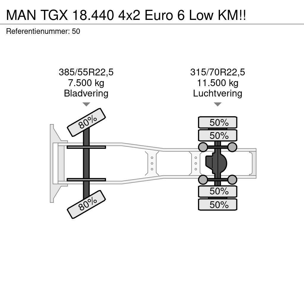MAN TGX 18.440 4x2 Euro 6 Low KM!! Tracteur routier