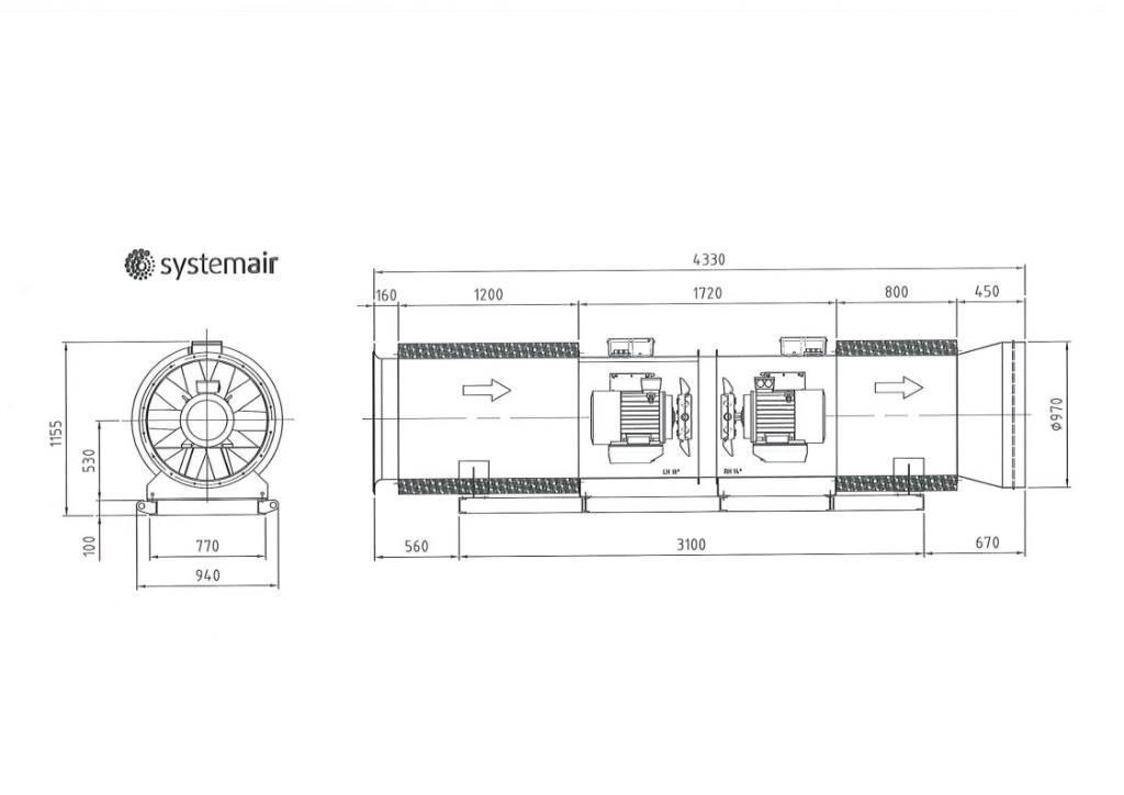  Systemair AXC800-5-18-14 2GC Autre équipement souterrain