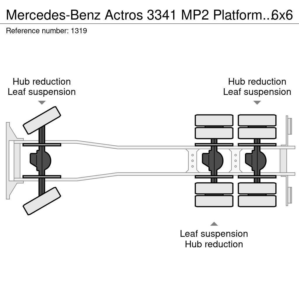 Mercedes-Benz Actros 3341 MP2 Platform Twistlocks for 20ft Conta Camion plateau