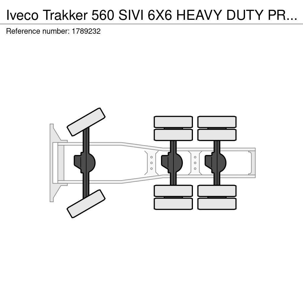 Iveco Trakker 560 SIVI 6X6 HEAVY DUTY PRIME MOVER 275 TO Tracteur routier