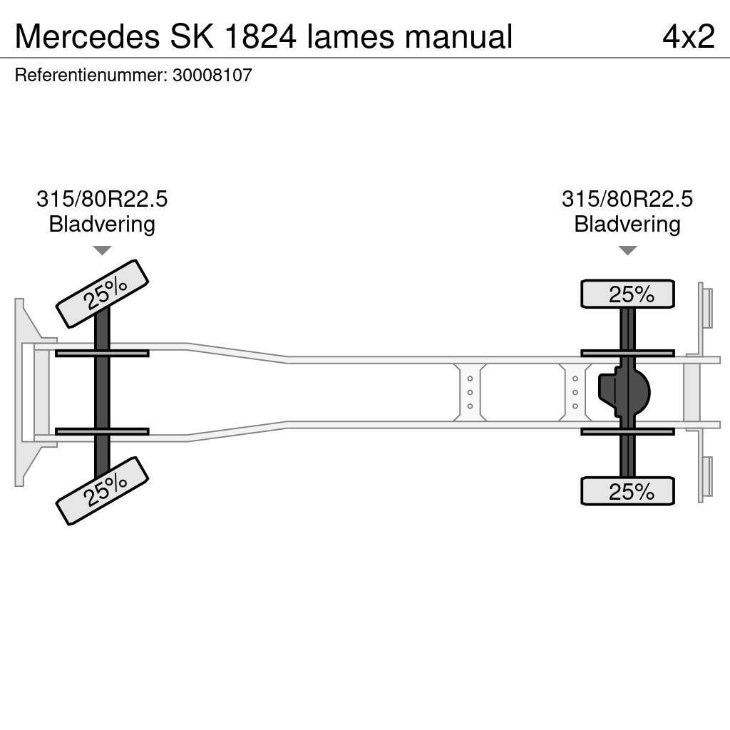 Mercedes-Benz SK 1824 lames manual Châssis cabine