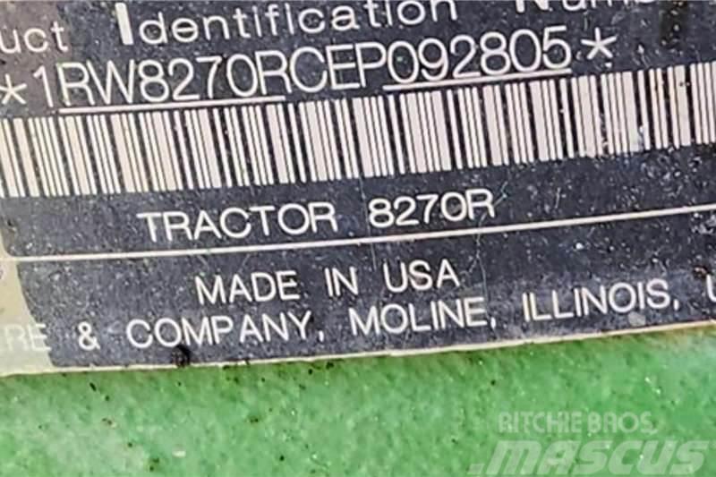 John Deere 8270R Tracteur