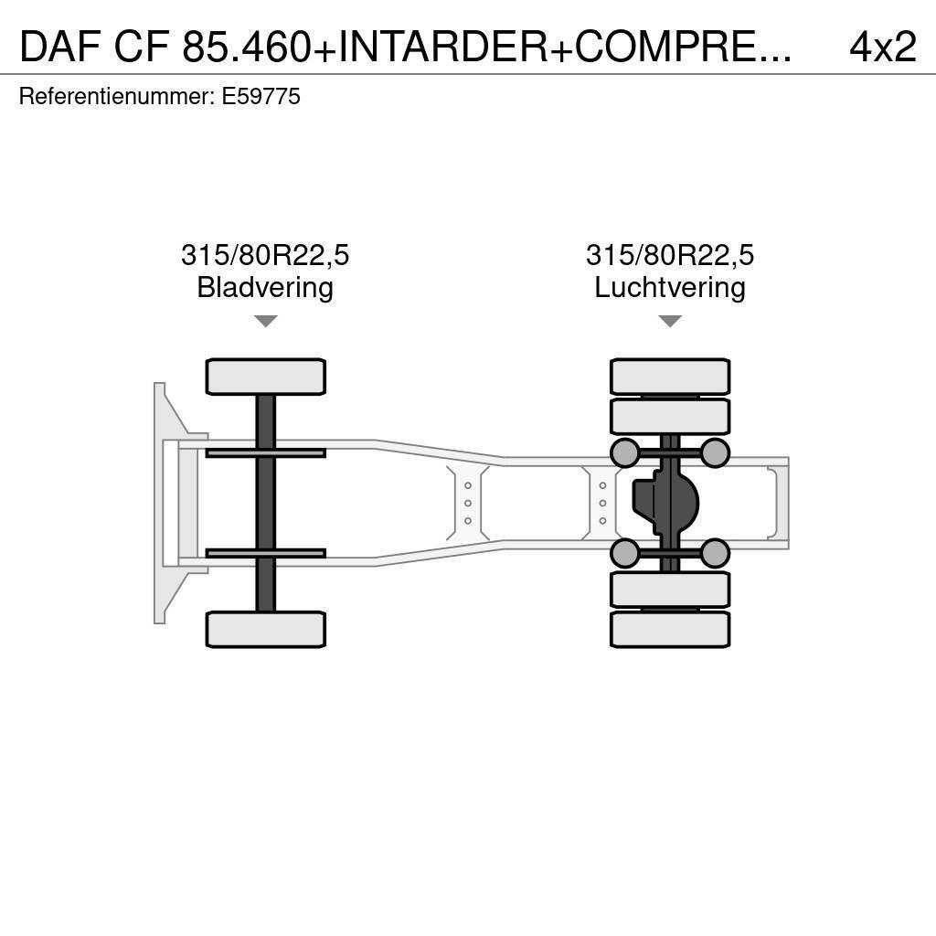 DAF CF 85.460+INTARDER+COMPRESSEUR Tracteur routier