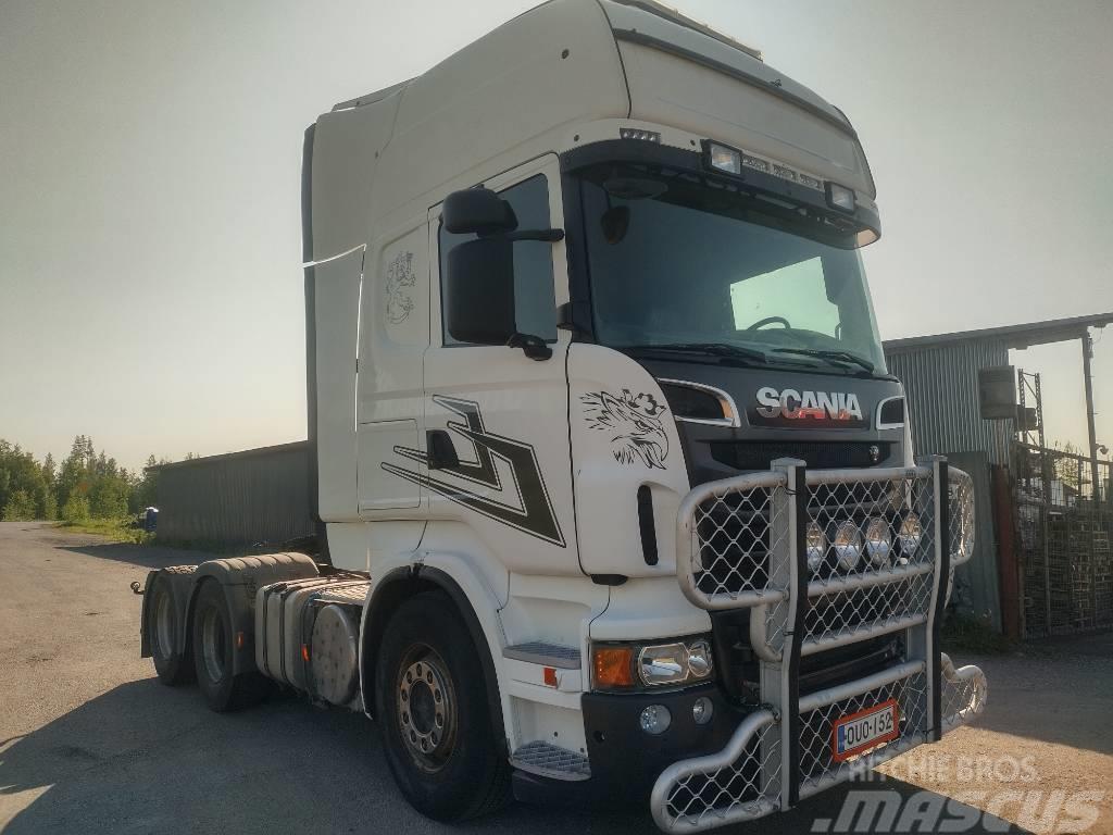 Scania R730 6x4 kippihydrauliikka Tracteur routier