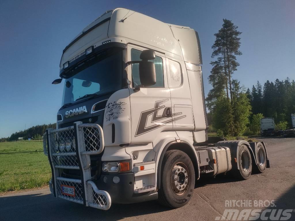 Scania R730 6x4 kippihydrauliikka Tracteur routier