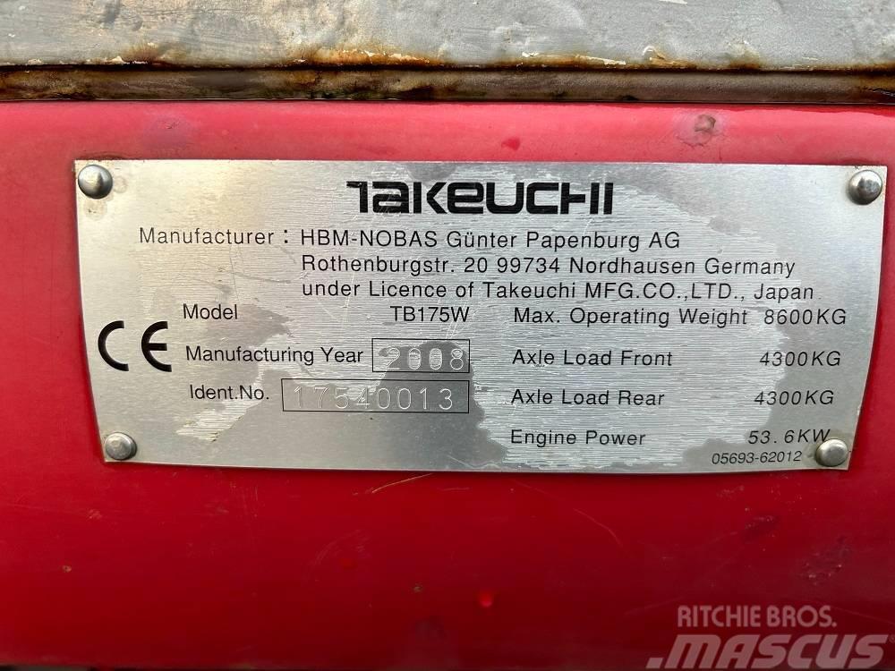 Takeuchi TB175W Mini pelle 7t-12t