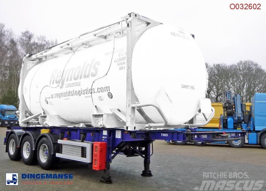  M & G 3-axle container trailer 20-30 ft Semi remorque porte container