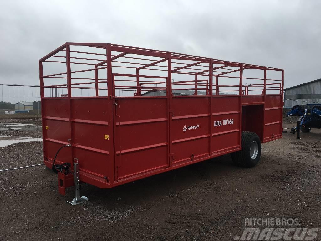 Dina TRV 635 Kreatursvagn sänkbar Autre remorque agricole