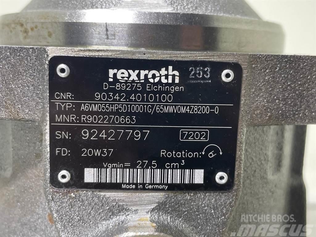 Rexroth A6VM055HP5D10001G-R902270663-Drive motor/Fahrmotor Hydraulique