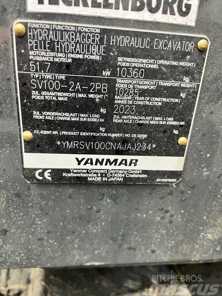 Yanmar SV100-2A 2PB Verstellausleger Powertilt HS08 Mini pelle 7t-12t