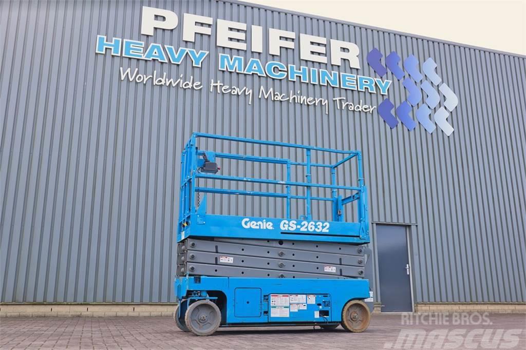 Genie GS2632 Electric, Working Height 10m, 227kg Capacit Nacelle ciseaux
