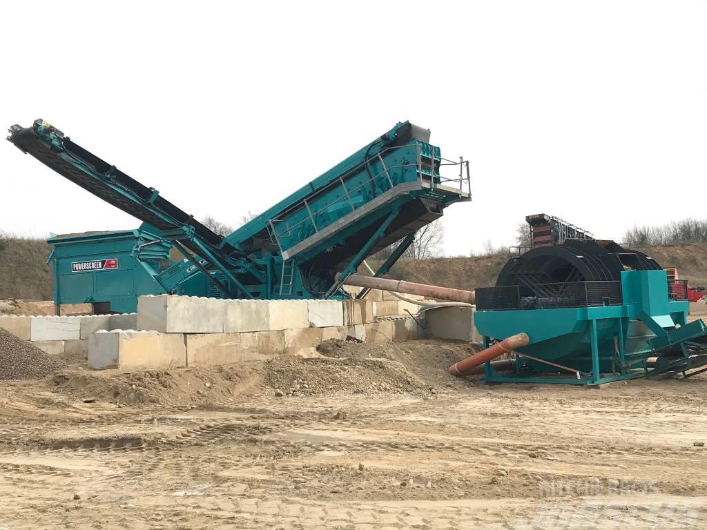 PowerScreen Chieftain 1700 + Dewaterer WASHPLANT Cribles mobile