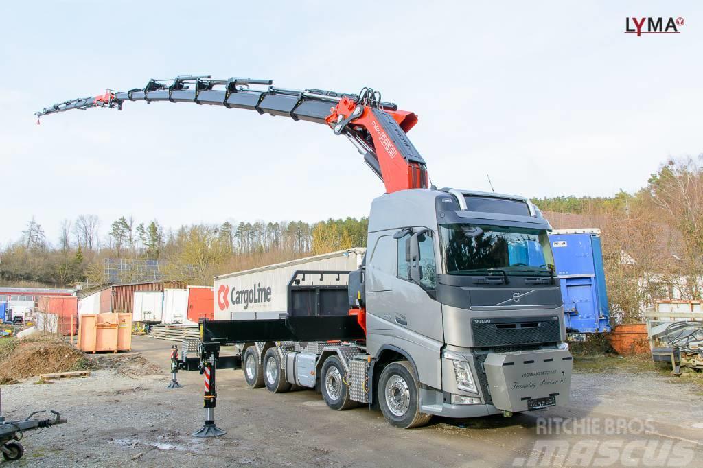 Volvo FH 540 8x4 Fassi F1650 RA 2.28 L816 - NOW AVAILABL Camion plateau ridelle avec grue