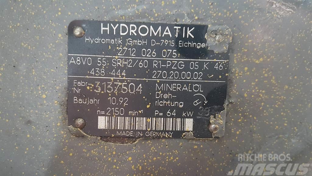 Hydromatik A8V055SRH2/60R1 -Zeppelin ZM15-Pump Hydraulique