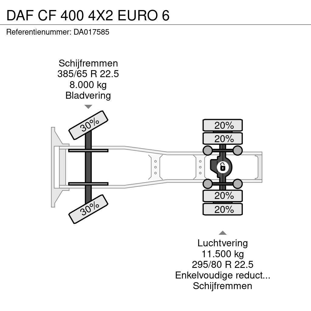 DAF CF 400 4X2 EURO 6 Tractor Units