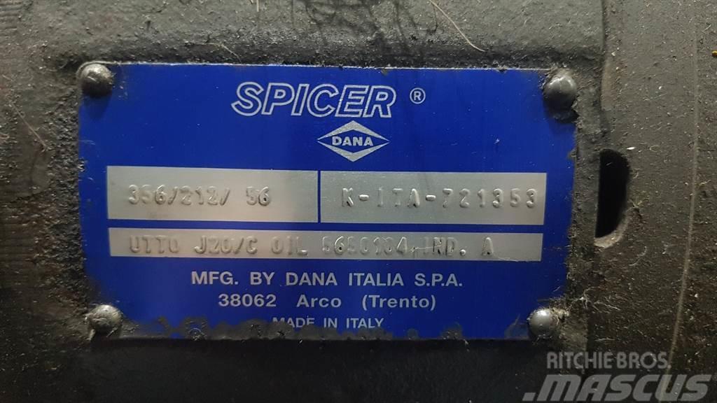 Spicer Dana 356/212/56 - Mecalac 714 MW - Axle Essieux