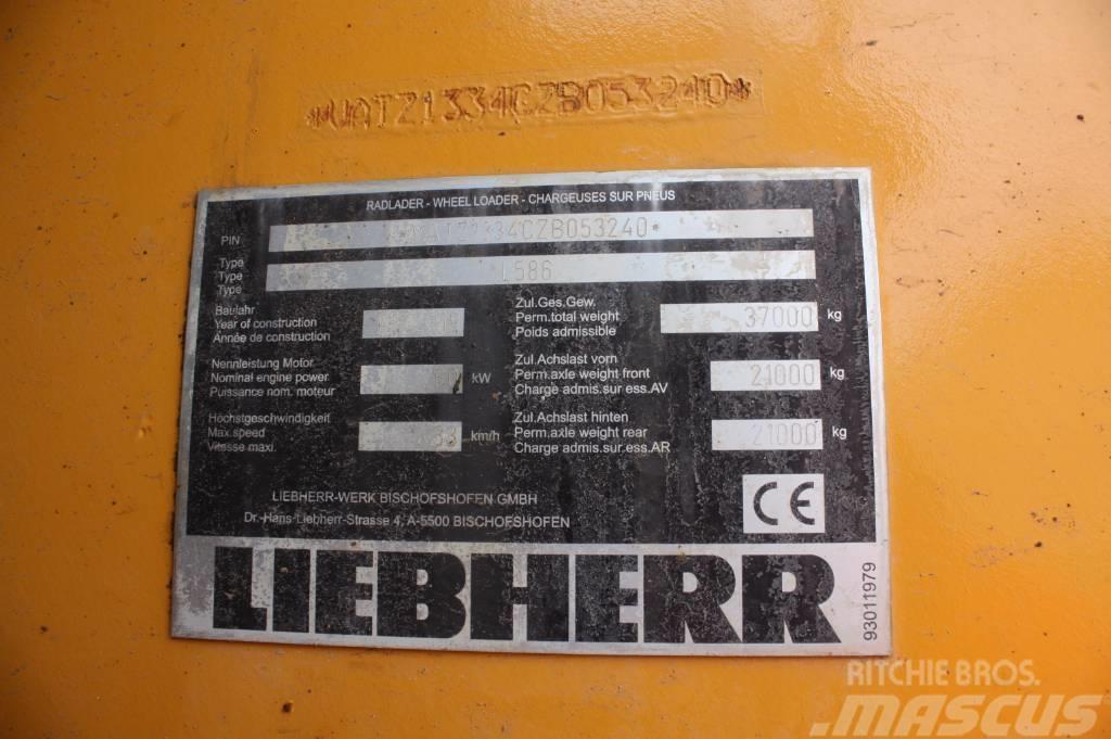 Liebherr L586XP Chargeuse sur pneus