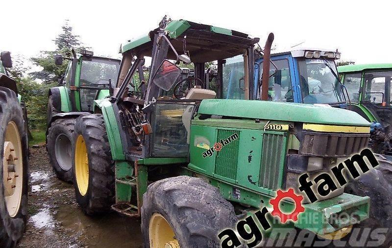 John Deere spare parts 6110 6210 skrzynia silnik kabina most  Autres équipements pour tracteur