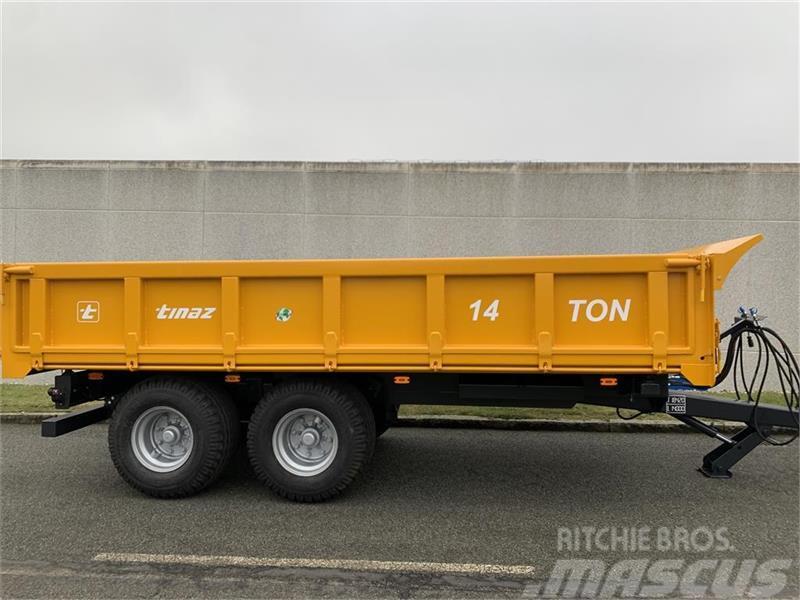 Tinaz 14 tons dumpervogn  med 3 vejstip Autres matériels d'espace vert
