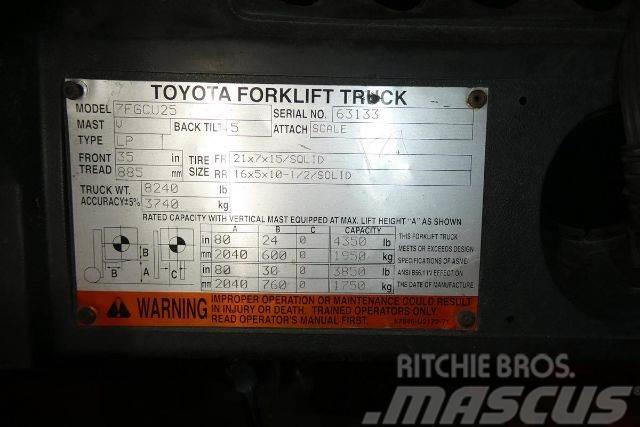 Toyota 7FGCU25 Autres Chariots élévateurs