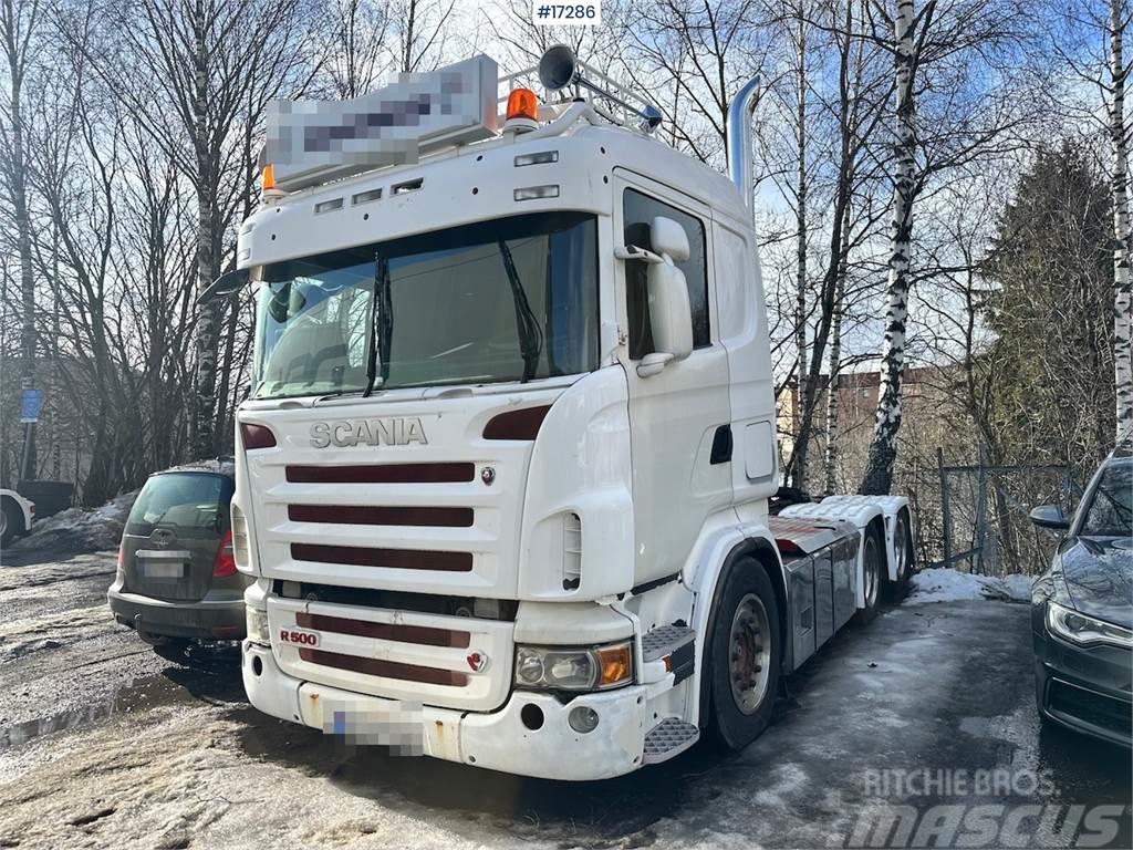 Scania R500 6x2 Truck w/ exhaust pipe. Tracteur routier