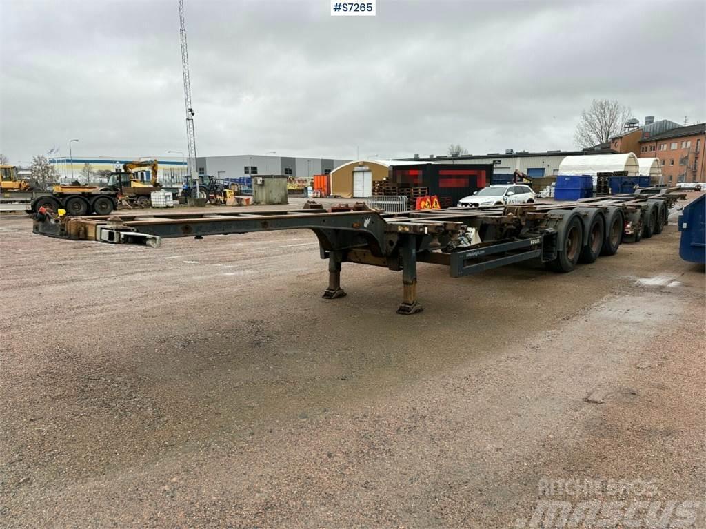 Kögel SWCT 24P130 AV45 Container chassis Châssis cabine