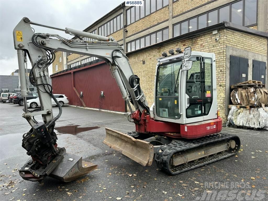 Takeuchi TB153FR, Excavator With Rotary tilt and tools Mini pelle < 7t