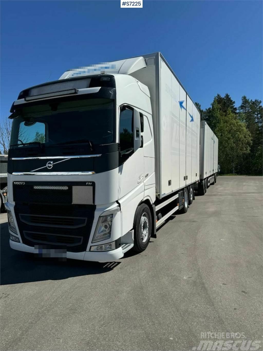 Volvo FH 500 6x2 Box Truck with Box Tailer Camion Fourgon