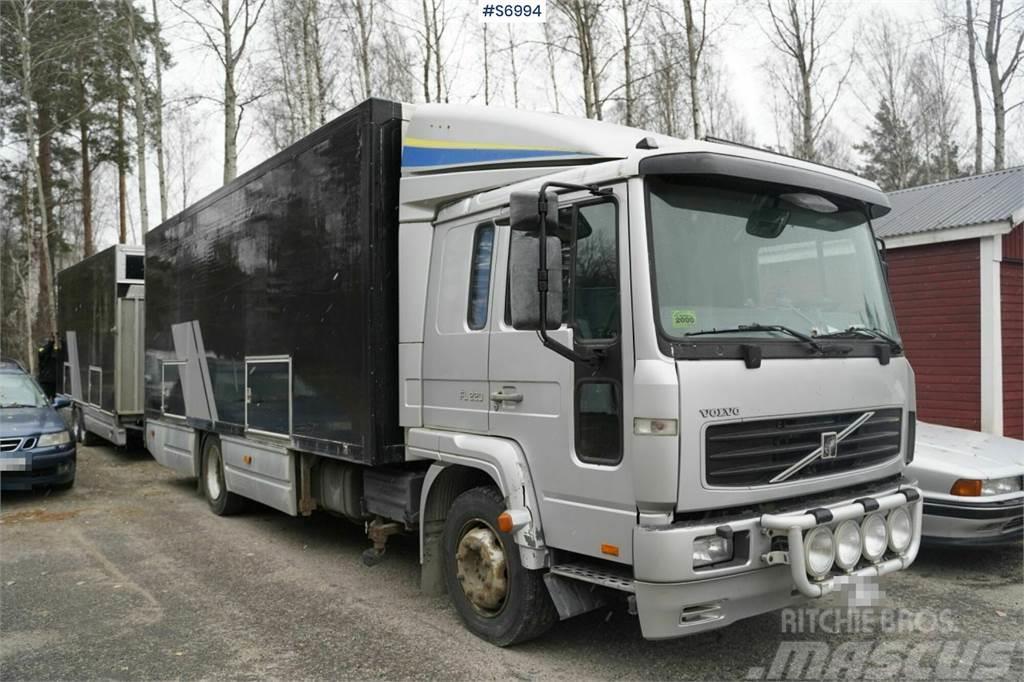 Volvo FL6 L (609) Car transport and specially built trai Camion porte engin