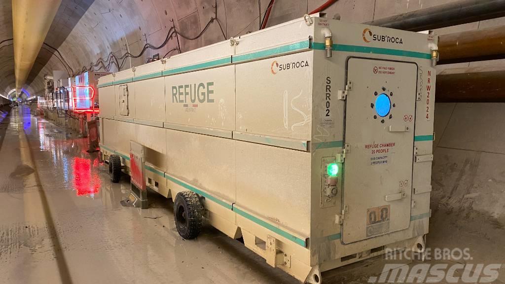  SUB'ROCA Tunnel Refuge chamber 20 people Autre équipement souterrain