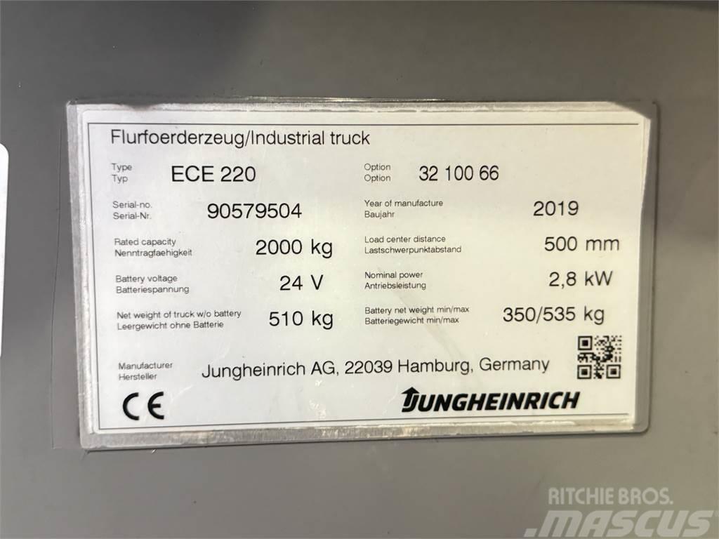Jungheinrich ECE 220 100-66 - BJ. 2019 - SONDERPREIS Mini pelle < 7t