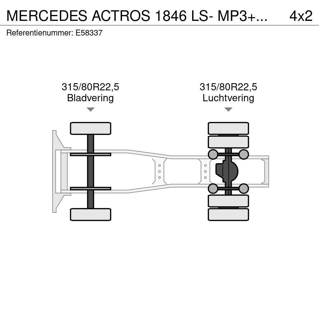 Mercedes-Benz ACTROS 1846 LS- MP3+HYDR.+ADR Tracteur routier