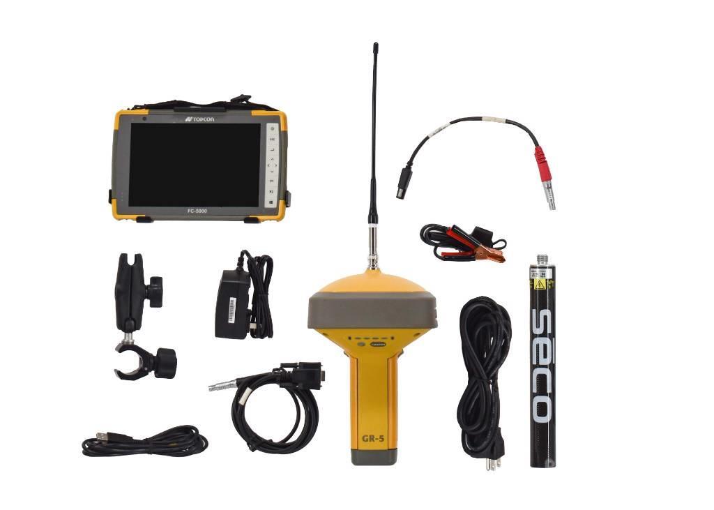 Topcon Single GR-5+ UHFII GPS Base/Rover w FC-5000 Pocket Autres accessoires