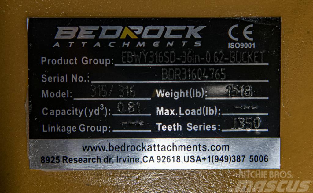 CAT 36" Severe Rock Bucket CAT 315D/F,316E/F,318D2/F Autres accessoires