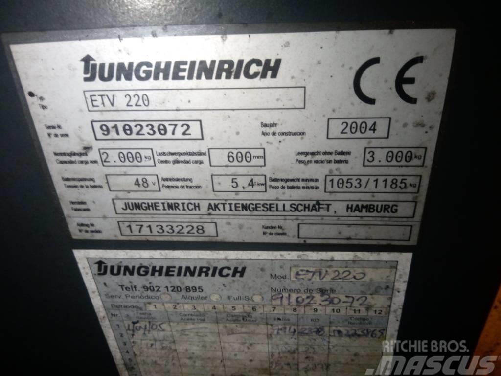 Jungheinrich ETV 220 Chariot à mât rétractable