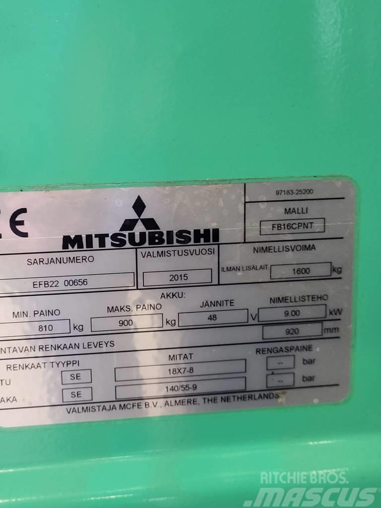 Mitsubishi FB16CPNT " Lappeenrannassa" Chariots élévateurs électriques