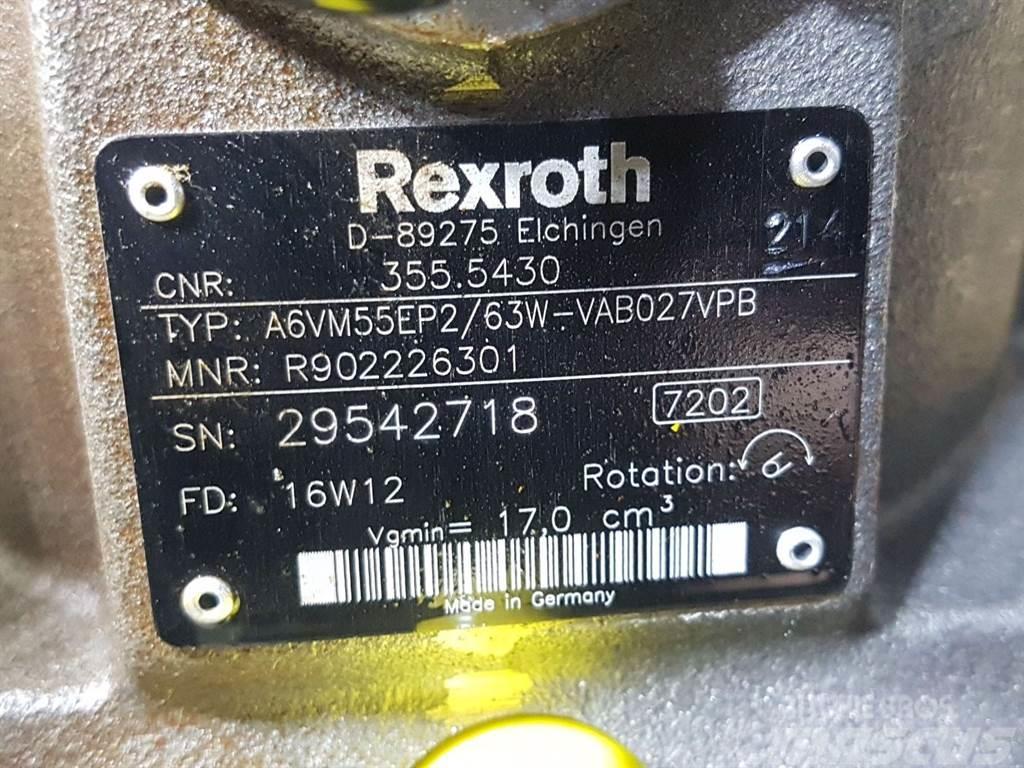 Rexroth A6VM55EP2/63W-R902226301-Drive motor/Fahrmotor Hydraulique