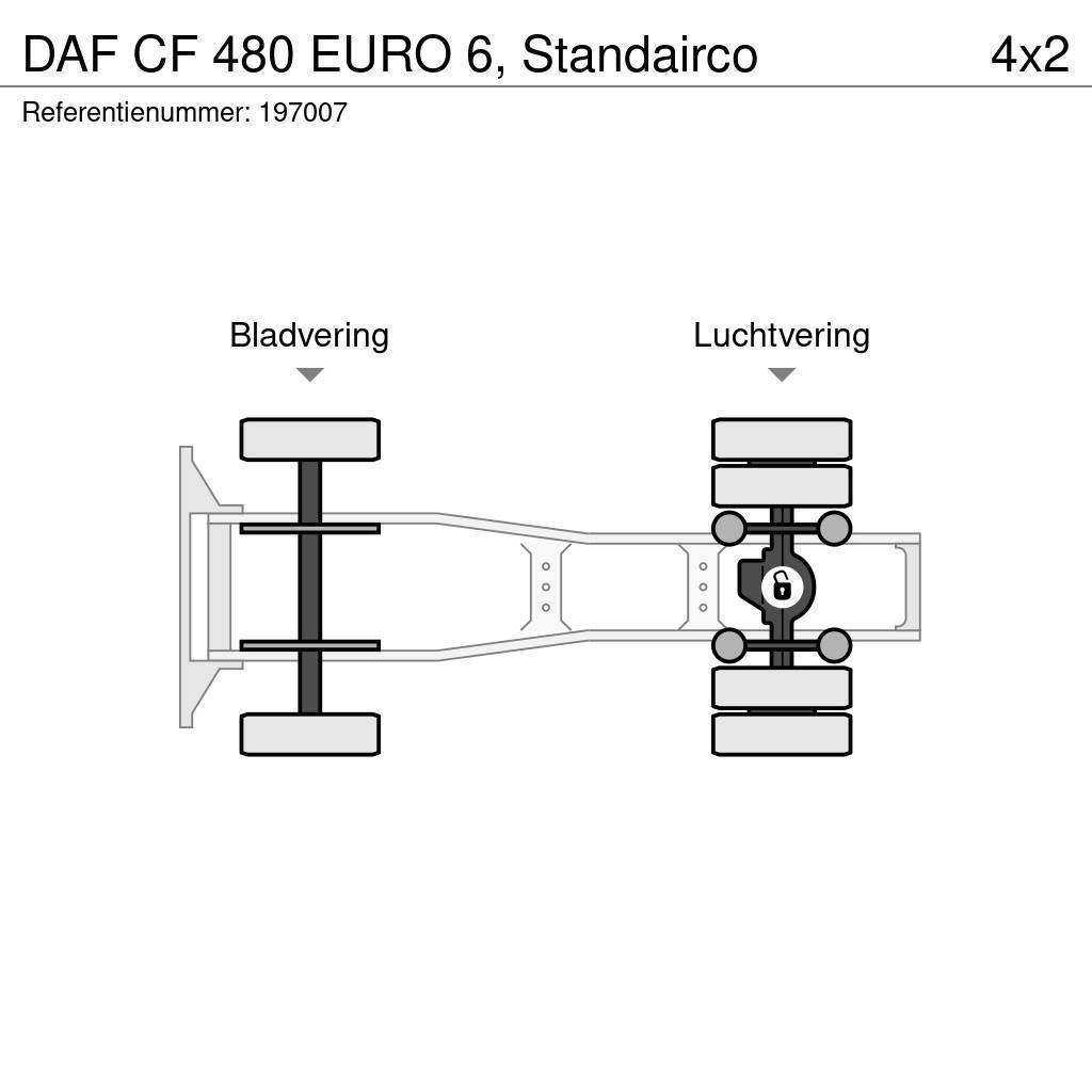 DAF CF 480 EURO 6, Standairco Tracteur routier