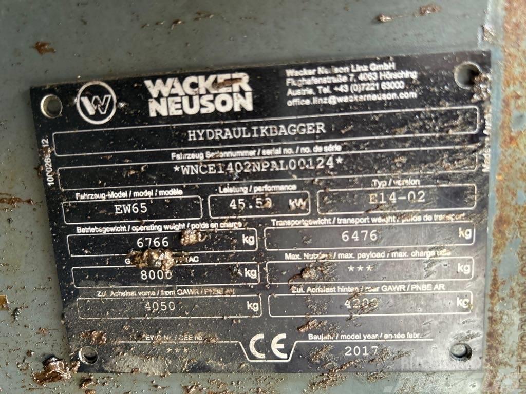 Wacker Neuson EW65 Pelle sur pneus