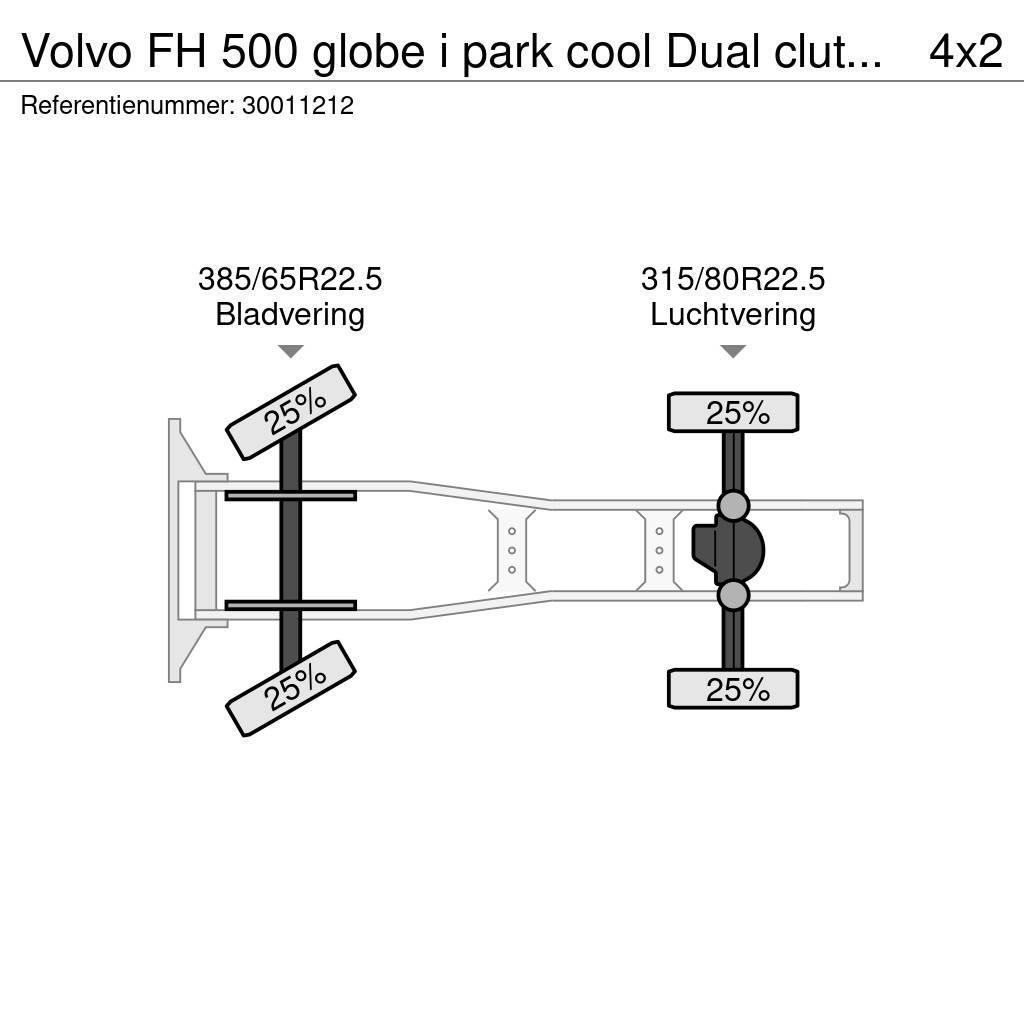 Volvo FH 500 globe i park cool Dual clutch21/12/16 Tracteur routier