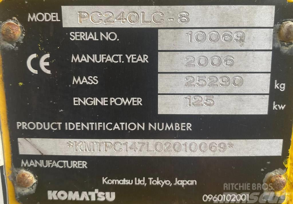 Komatsu PC 240 LC-8 Pelle sur chenilles