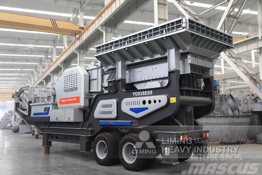 Liming 120-150 tph portable mobile rock stone jaw crusher Concasseur mobile