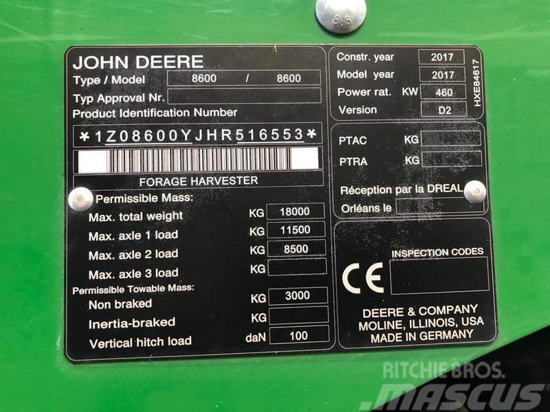 John Deere 8600 inklusive Garantie, inklusive Zinssubventioni Autres matériels agricoles