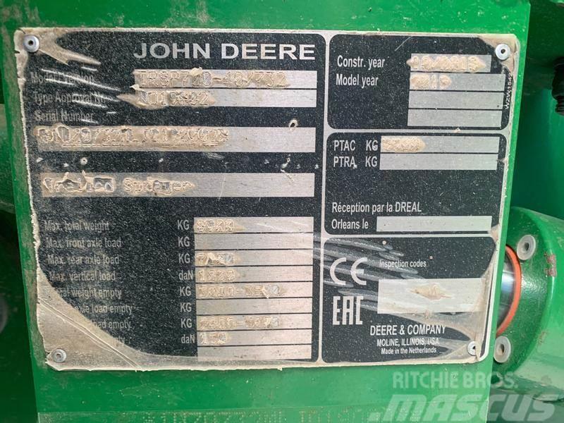 John Deere M732 Pulvérisateurs traînés