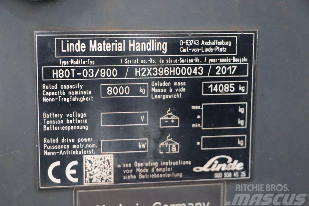 Linde H80T-03/900 Chariots GPL