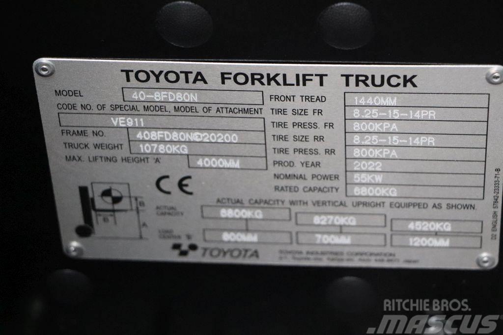 Toyota 40-8FD80N Chariots diesel