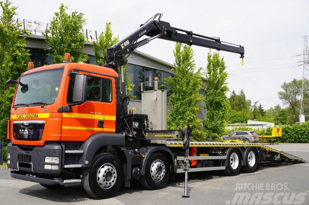 MAN TGS 35.360 E5 EEV 8×2 / HDS HIAB XS 166 HIDUO / To Crane trucks