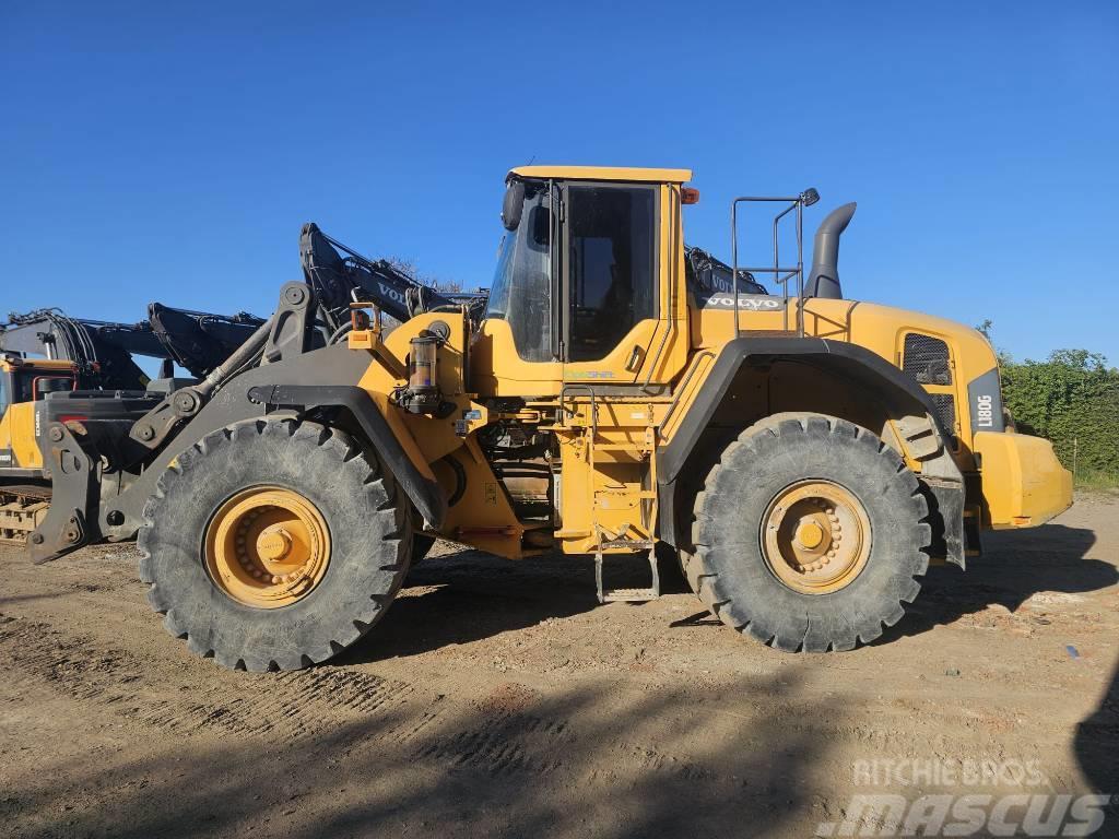 Volvo L180G with weight Chargeuse sur pneus