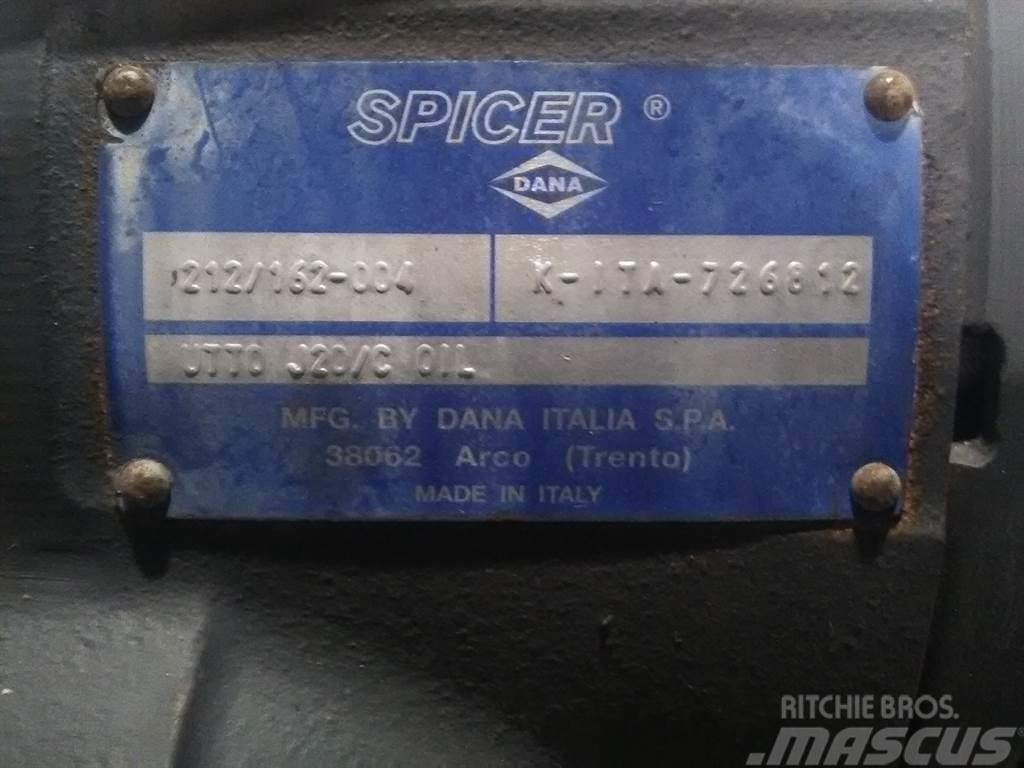 Spicer Dana 212/162-004 - Ahlmann AZ 85 T - Axle Essieux